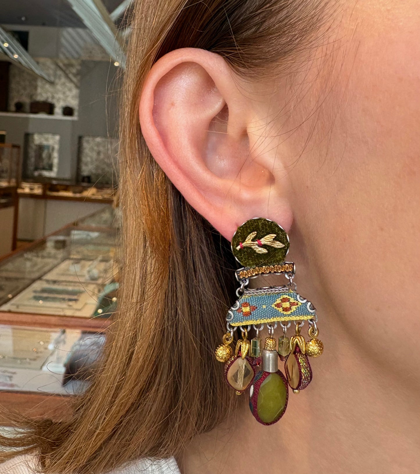 Vintage Leaf Earrings