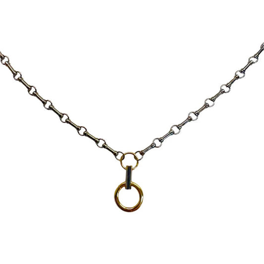 Mixed Metal Chain with Gold Enhancer