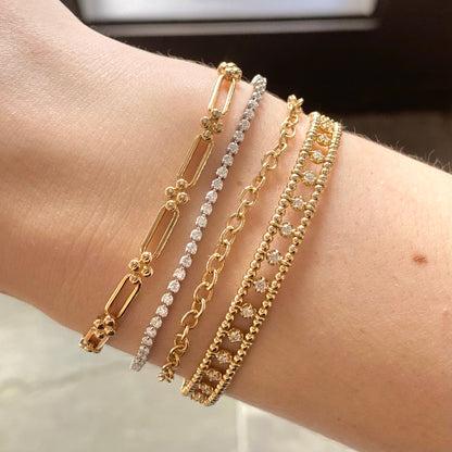 Poppy Rae Pebble Link Bracelet