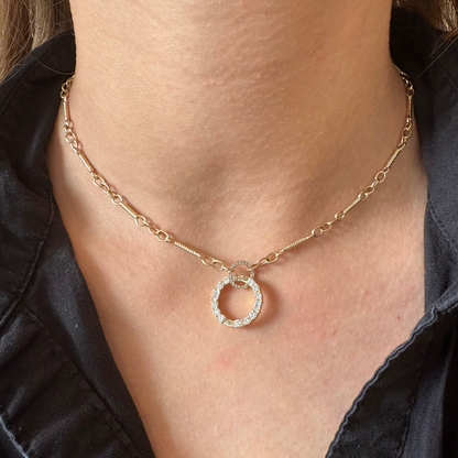 Round and Baguette Lab Grown Diamond Enhancer