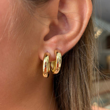 Gold Hoop Earrings