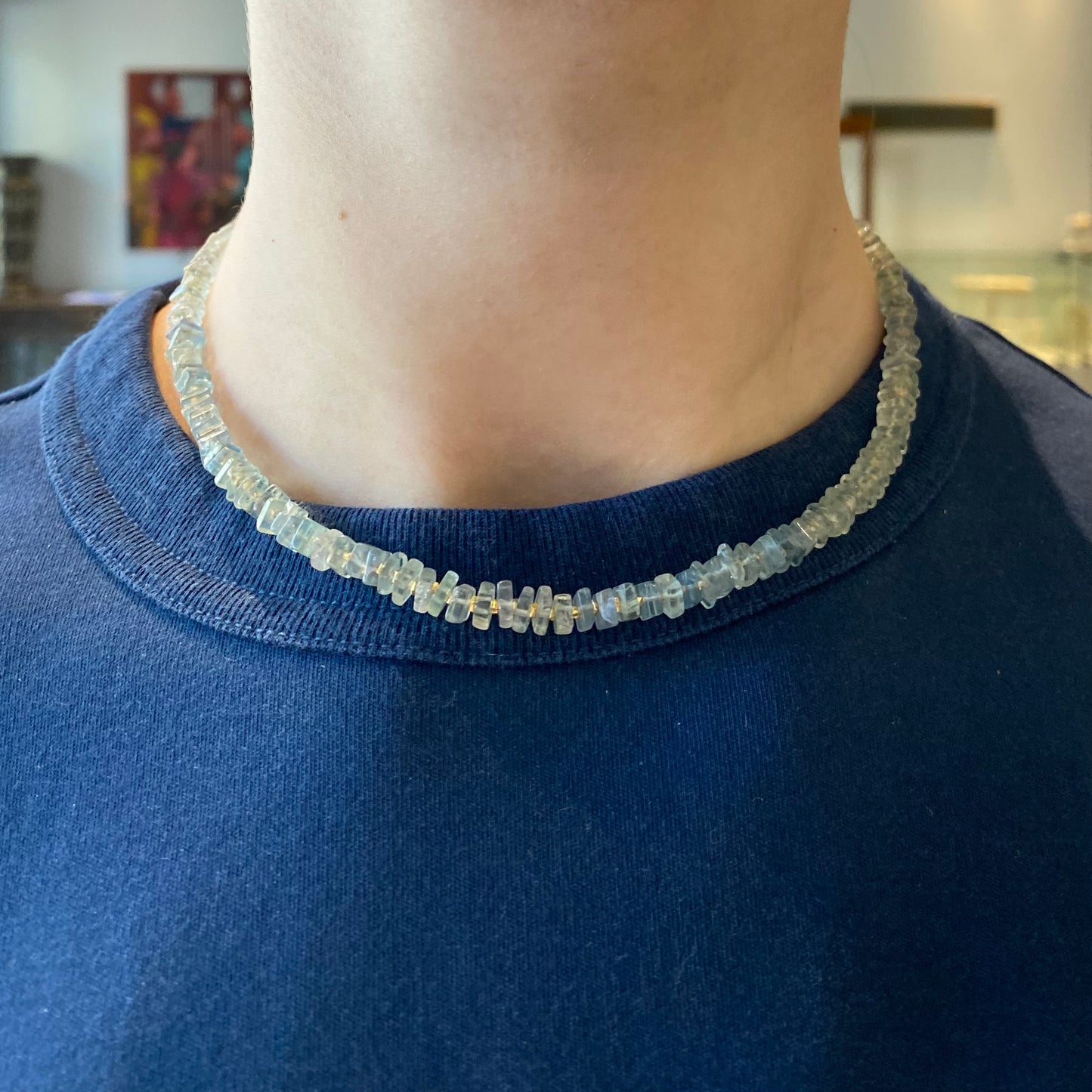 Fluorite Beaded Necklace