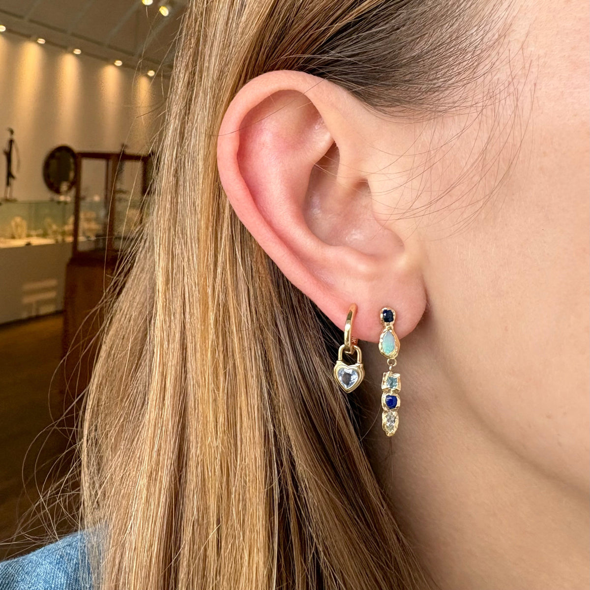 Waterfall Lapis Earrings