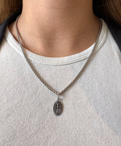 Oval Cross Pendant