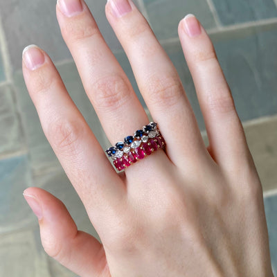 Pear Shape Sapphire Ring