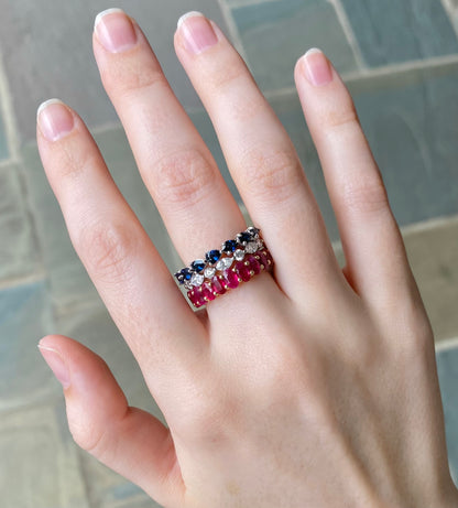 Pear Shape Sapphire Ring
