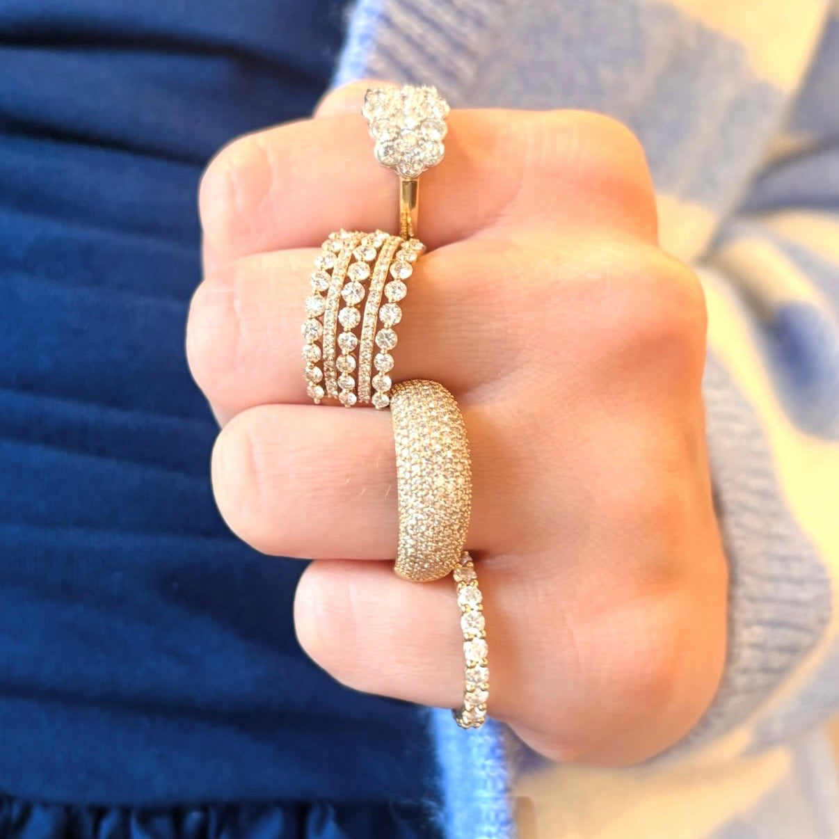 Diamond Eternity Pinky Ring