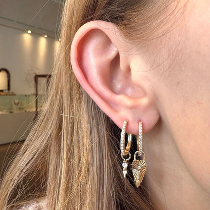 Tiny Sari Dagger Earring Charms