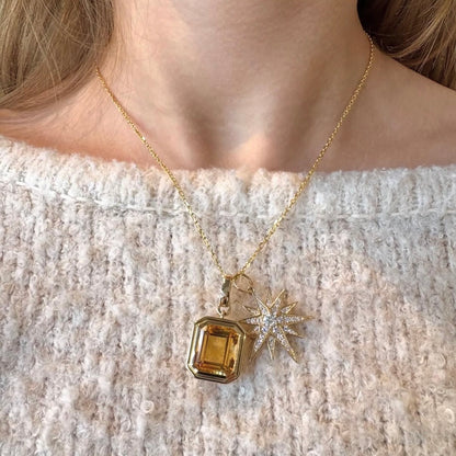 Diamond Starburst Pendant
