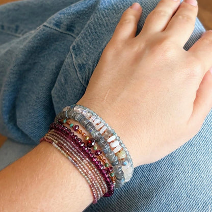 Mixed Gemstone Beaded Bracelet
