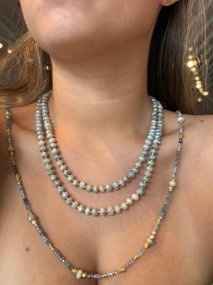 Blue Silverite Vermeil Necklace