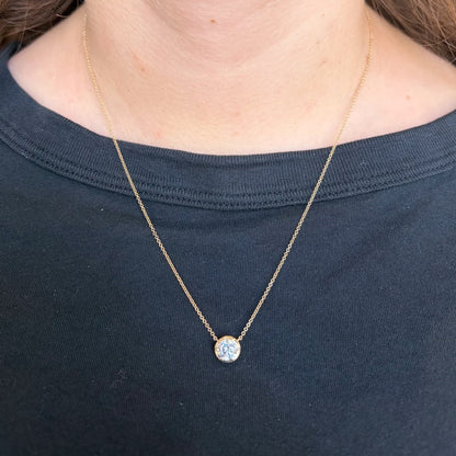 Lab Grown Diamond Solitaire Necklace