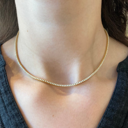 3.33 ctw Diamond Tennis Necklace