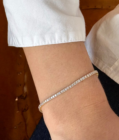 2ctw Lab Grown Diamond Tennis Bracelet