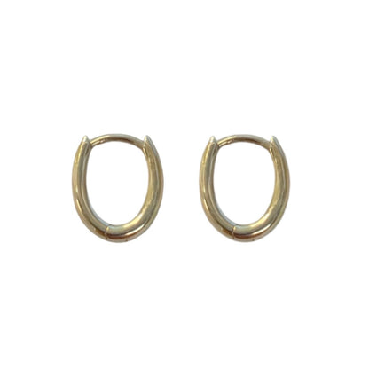 Gold Tapered Oval Huggies