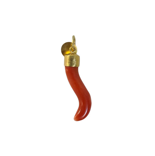 Coral Horn Charm