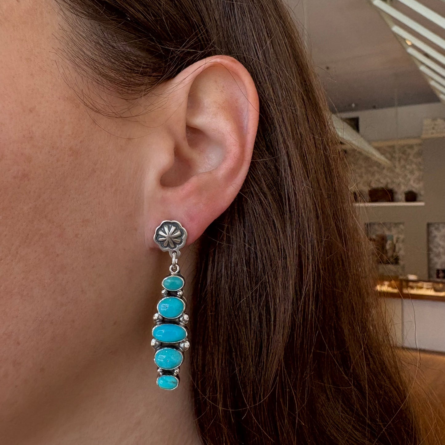 Turquoise Totem Earrings