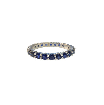 Sapphire Eternity Band