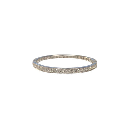 Milgrain Diamond Eternity Band