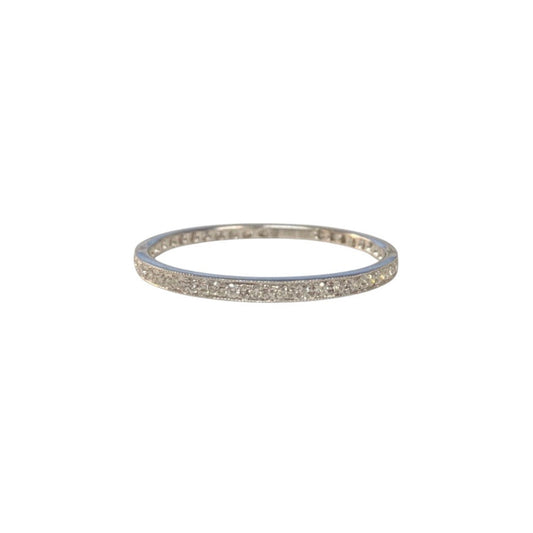 Milgrain Diamond Eternity Band