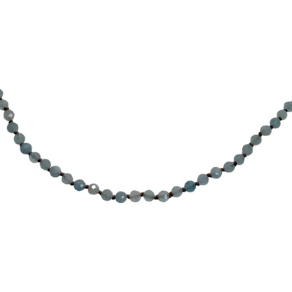 Aquamarine Beaded Necklace
