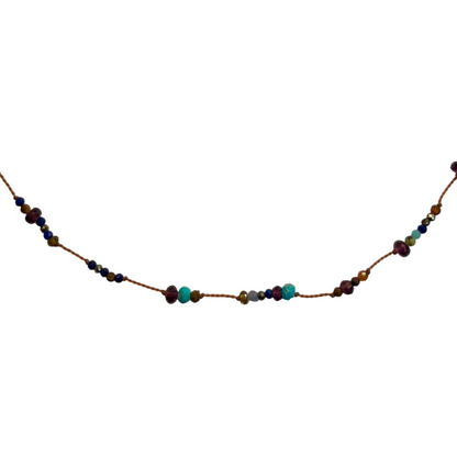 Multi Gemstone Beaded Necklace