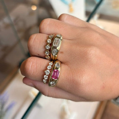 Lab Diamond Bezel Eternity Ring