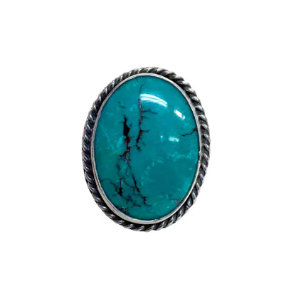 Large Oval Turquoise Ring
