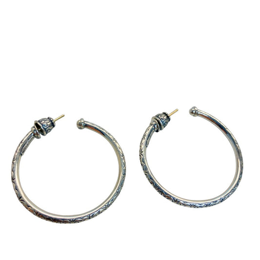 Sterling Silver Medium Hoops