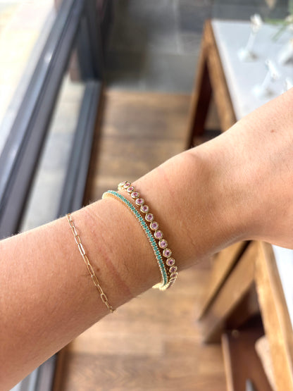 Lab Grown Diamond Tennis Bracelet
