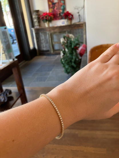 2.73ctw Diamond Tennis Bracelet