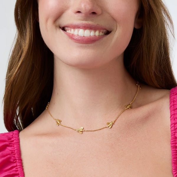 Delicate Gold Bee Necklace
