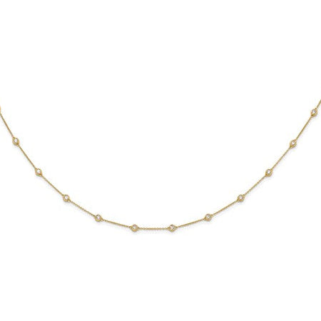 1 ctw Lab Grown Diamond Station Necklace