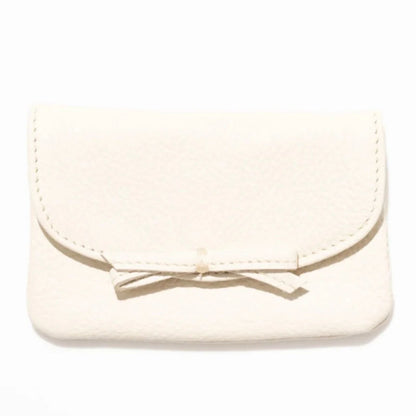 Milk Pebble Grain Petite Case with Bow
