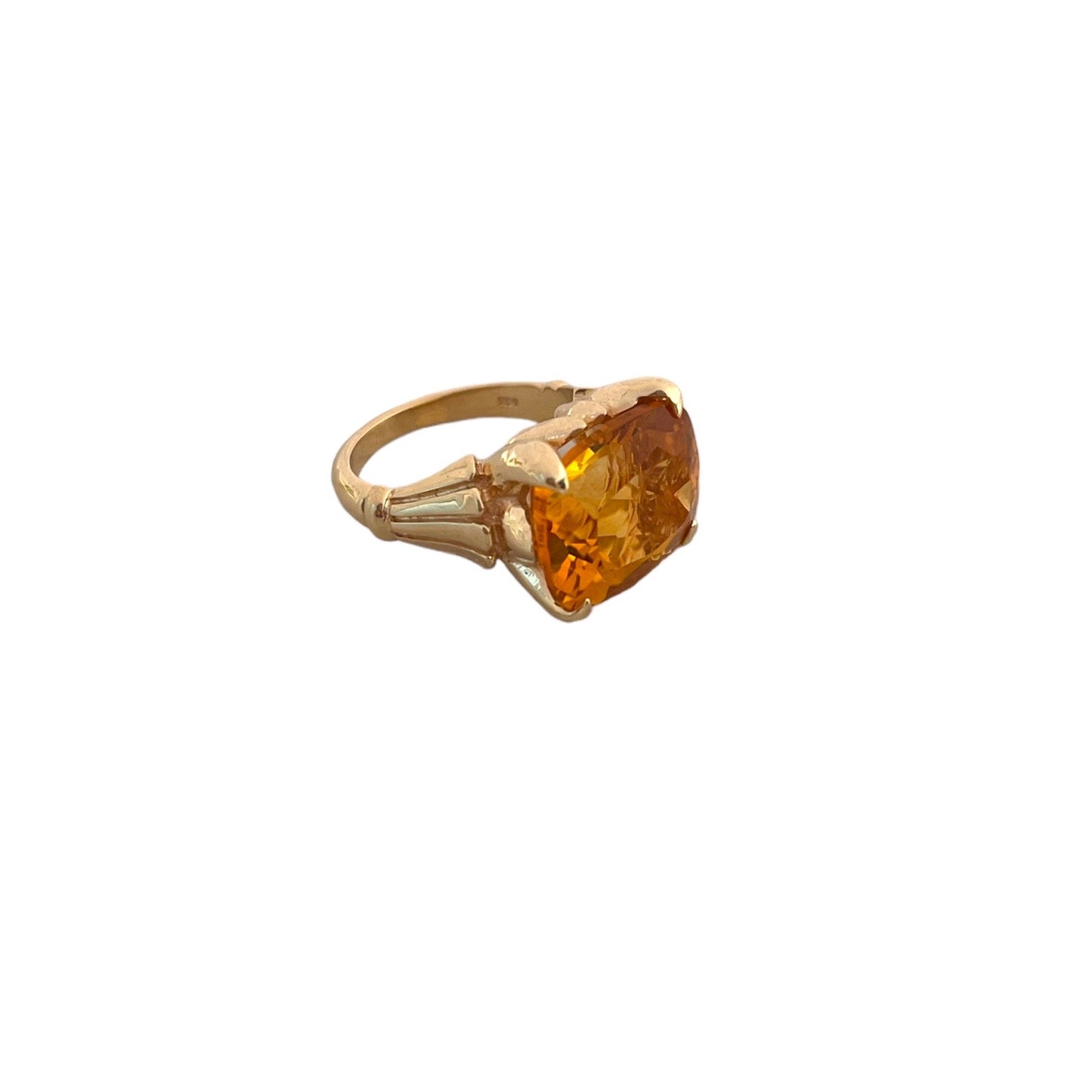 Citrine Cocktail Ring