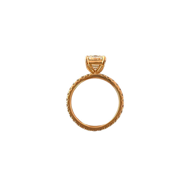 Emerald Cut Diamond Engagement Ring