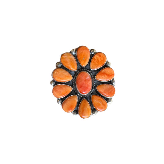 Spiny Oyster Daisy Ring
