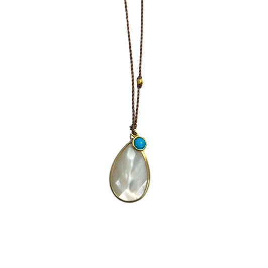 Mother of Pearl & Turquoise Necklace