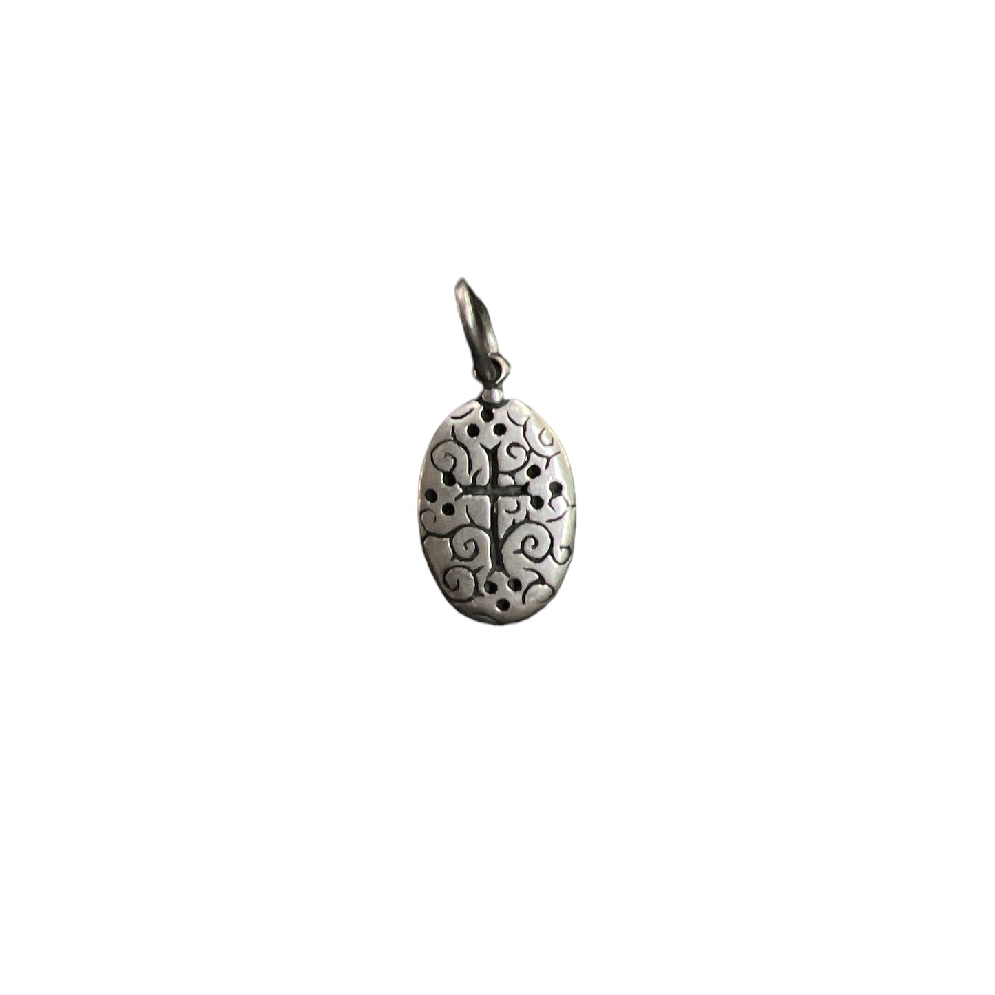 Oval Cross Pendant