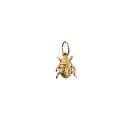 Scarab Beetle Diamond Pendant