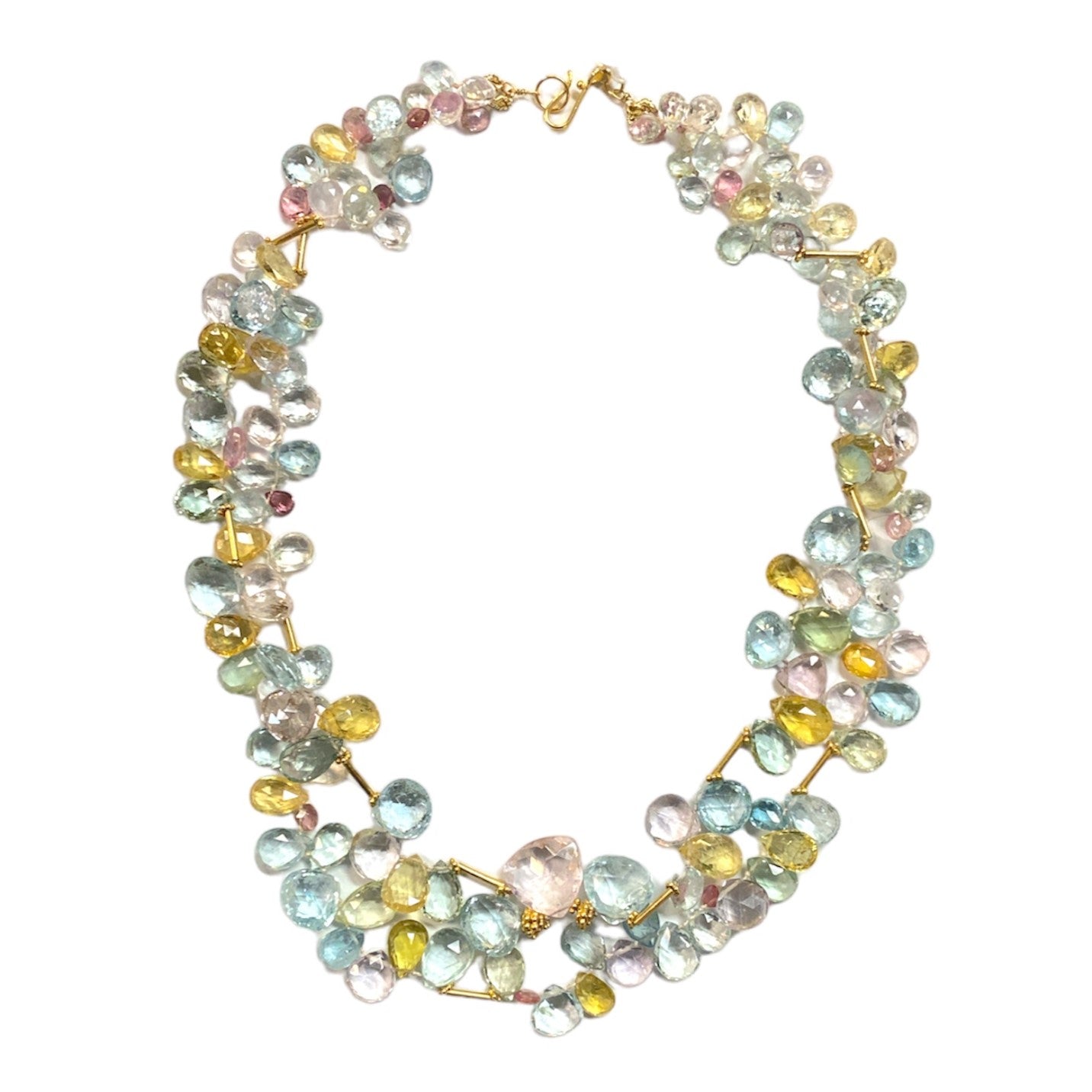 Gemstone Multistrand Necklace