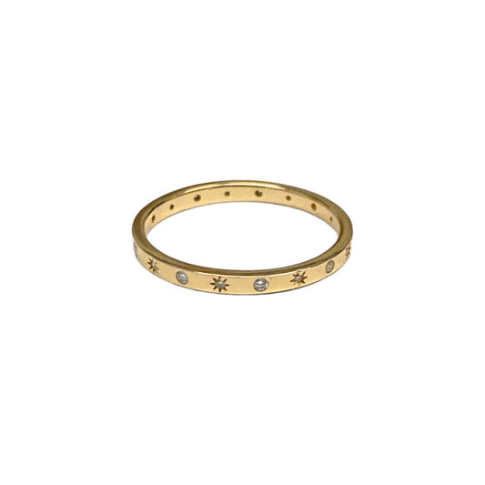 .12 ctw Diamond Celestial Inlay Ring