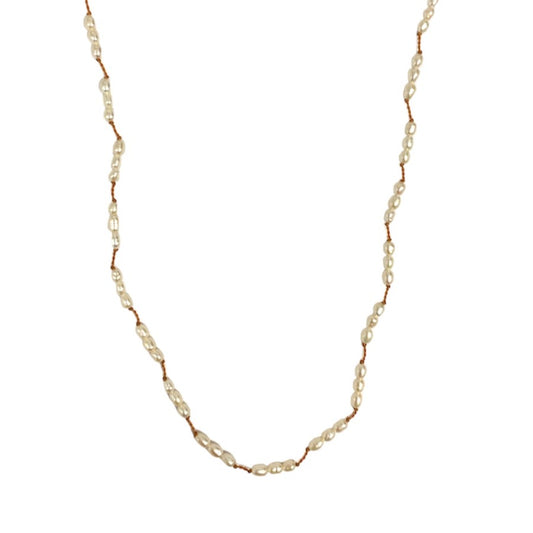 Pearl Trio Knotted Necklace