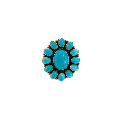 Turquoise Cluster Ring