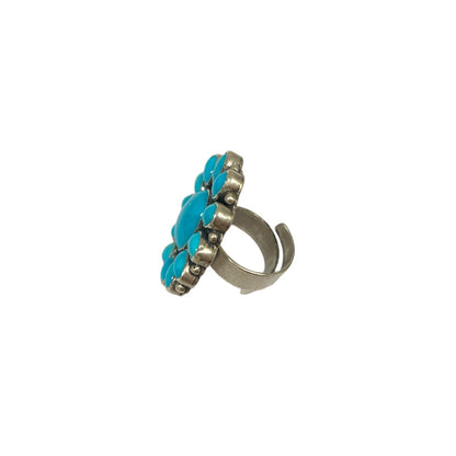 Turquoise Cluster Ring