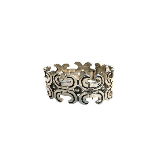 Vintage Mexican Taxco ATA Stamped Bracelet
