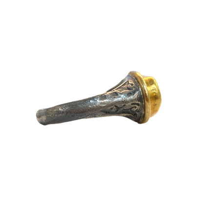 Mixed Metal Coral Ring