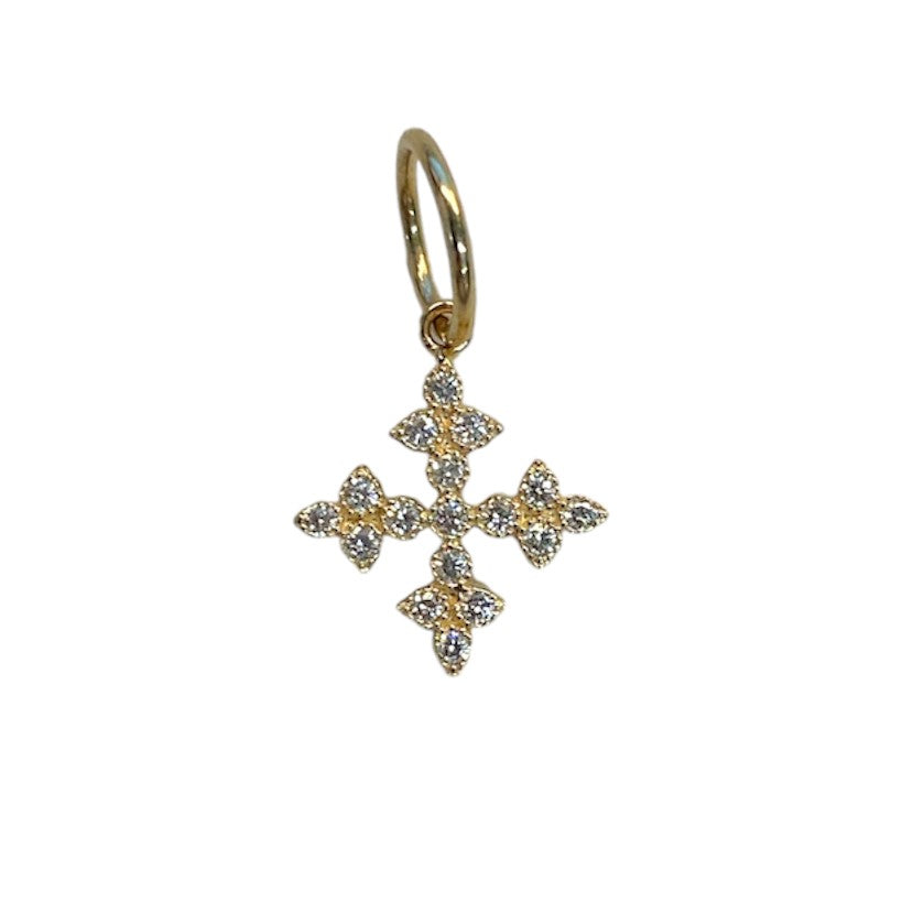 Mini Diamond Cross Pendant