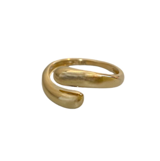 Gold Bypass Ring