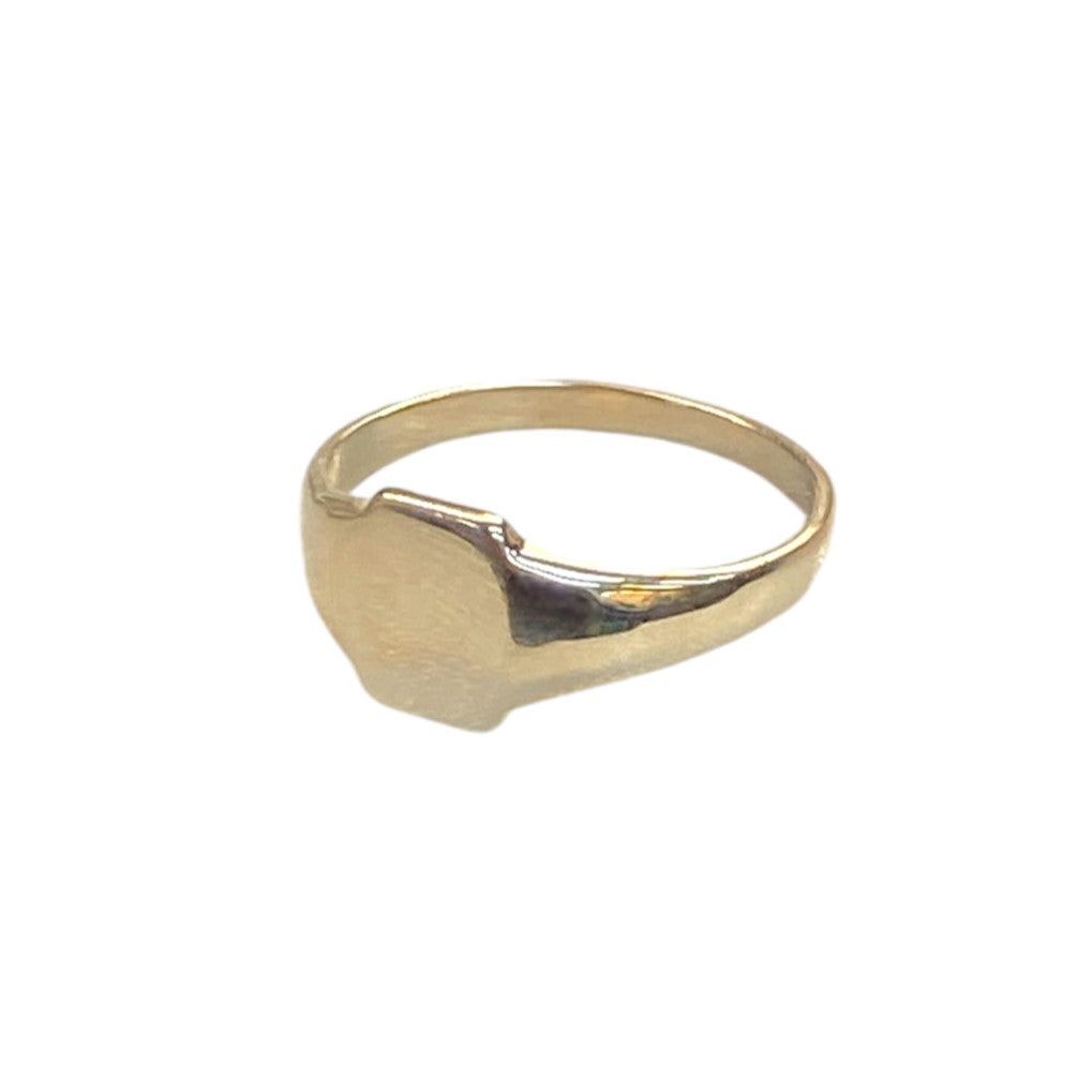 Gold Signet Pinky Ring